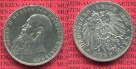 Sachsen Meiningen 5 Mark Silbermünze Sachsen Meiningen 5 Mark 1902,Kursmünze Silber, J. 153 b