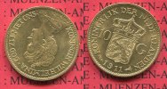 Niederlande Holland 10 Gulden Goldmünze Kursmünze Niederlande, Holland, 10 Gulden Gold 1911 Wilhelmina
