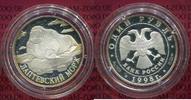 Rußland Russia 1 Rubel Silber Russland 1 Rubel Walroß 1998 Endangered Wildlife, Gefährdete Tierwelt
