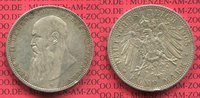 Sachsen Meiningen 5 Mark Silbermünze Sachsen Meiningen 5 Mark 1908,Kursmünze Silber, J. 153 b