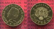 Monaco 10 Francs Goldmünze Monaco 10 Francs 1974 Gold Probe Essai, Rainier III. Изображение
