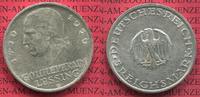 Weimarer Republik Deutsches Reich 5 Mark Silber Weimarer Republik 5 Mark 200. Geburtstag von Lessing 1929 D Silber, J. 336