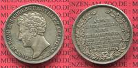 Sachsen Coburg Gotha Silbermedaille 25. Regierungsjubiläum von Herzog Ernst I. 1832 Gestiftet von der Coburger