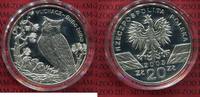 Polen, Poland, Polska 20 Zloty Silber Polen 20 Zloty 2005 Tierserie UHU