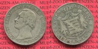 Sachsen Coburg Gotha 1 Taler Taler Sachsen Coburg Gotha 1846 Herzog Ernst nicht gereinigt !