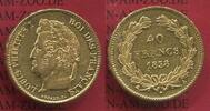 Frankreich, France 40 Francs Charles X. Gold Frankreich 40 Francs, Louis Philippe. 1838 A Gold seltenes jahr
