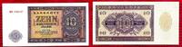 DDR, GDR Eastern Germany Banknote 10 Deutsche Mark DDR, Ro.350a 10 Deutsche Mark 1955 Kassenfrisch f. I- Ser BB6 Stellig -