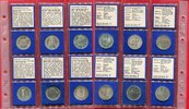 Bundesrepublik Deutschland, Germany FRG Die Ersten sechs 5 DM Gedenkmünzen Die Ersten Sechs 5 DM Gedenkmünzen Museum Schiller Markgraf Eichendorff Fichte