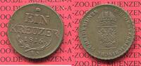 Kaiserreich Österreich, Austria 1 Kreuzer 1 Kreuzer 1816 A Wien Attraktive Patina nicht gereingt