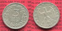 Weimarer Republik Deutsches Reich 3 Mark Kursmünze Silber Weimarer Republik 3 Mark Kursmünze 1931 E Silber sehr schön