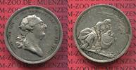 Frankreich Silbermedaille Auf die Hinrichtung von Ludwig XVI. 21. Januar 1793 Signatur F.L. Bild