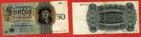Weimarer Republik 50 Mark 50 Maek 10. Oktober 1924 Holbein Serie Unterdr. C Ser. B -