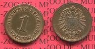 Kaiserreich Kleinmünze nach Jäger 1 Pfennig Kaiserreich Deutsches Reich, 1 Pfennig 1875 E, J. 1