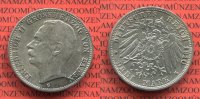 Baden 3 Mark Baden 3 Mark 1910 Kursmünze Großherzog Friedrich II.