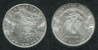 USA 1 Dollar Morgan Typ USA 1884 CC, 1 Dollar Morgan Typ Silber Carson City Bild