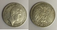 Mecklenburg Schwerin 2 Mark Silber Kursmünze Mecklenburg Schwerin 2 Mark 1901 Friedrich Franz IV. Großherzog