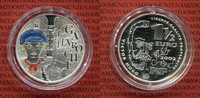 Frankreich 1 1/2 Euro Silbermünze Victor Hugo Gavroche, Farbmünze, PP