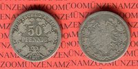 Kaiserreich 50 Pfennig Kursmünze