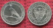 Weimarer Republik Deutsches Reich 3 Mark Silber Gedenkmünze Rheinlandräumung