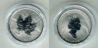 Kanada 5 Dollar Silbermünze Maple Leaf Privy Mark Dragon - Drache Chinese Lunar