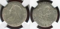 England Großbritannien UK Shilling Silber Victoria -