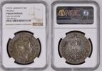 GERMANY Preußen 5 Mark Kursmünze, Wilhelm II. Rare in Proof NGC Certified -