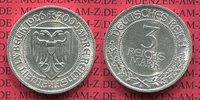 Weimarer Republik Deutsches Reich 3 Mark 700 Jahre Reichsfreiheit Lübeck