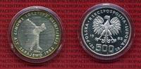Polen, Poland Volksrepublik 500 Zloty Silbermünze Probe Polen 500 Zloty 1988 Olympische Spiele 1984 Sarajewo Probe Silber PP