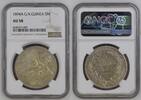 Deutsch Neuguinea New Guinea 5 Mark USA NGC Grading 1894 A Paradiesvogel Paradise Bird Neu-Guinea Co