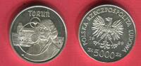 Polen, Poland, Polska 5000 Zloty Silbermünze Torun, Thorn - Nilolaus Kopernikus Geburtsstadt -