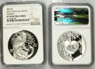 CHINA 2oz SILVER Silbermedaille 2 Oz Piedfort Jahr des Affen Monkey High Relief -