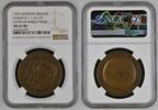 Deutschland Weimarer Republik Germany Bronzemedaille Bronze Weltfahrt LZ 127 Graf Zeppelin World Tour only one finer by NGC -