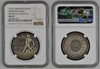 Deutschland Germany Kaiserreich WWI Silvermedal Silbermedaille Belagerung von TSINGTAU Kiautschau 1914 Finest known to NGC Top Pop -