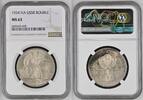 Russland Russia USSR CCCP UDSSR 1 Rubel Rouble 1924 NA Arbeiterrubel Patina Worker and Peasant NGC MS 63 patina