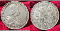 Passau Bistum Taler 1779 Leopold Ernst Joseph Graf von Firmian 1763-1783 gutes ss Justiert
