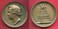 Preußen Königreich Bronzemedaille Guß Einweihung Denkmal Friedrich der Große in Berlin Chr. Rauch -