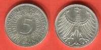 Deutschland, BRD 5 DM Kursmünze Silberadler - Fünf Mark -