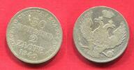 Polen Kongresspolen 30 Kopeken 2 Zloty Nicholas I (1825-1855) Nikolaus Warschau Warszawa Mint Low Mintage -