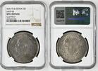 China 1 Dollar Silbermünze Year 3 (1914) Fat Man - Yuan Shikai NGC UNC Details