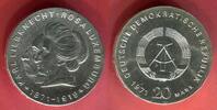 Deutsche Demokratische Republik DDR 20 Mark Silbergedenkmünze 100. Geburtstag von Karl Liebknecht und Rosa Luxemburg -