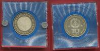 DDR GDR Eastern Germany 10 Mark 1981 700 Jahre Münzprägung in Berlin Material Probe Guldenprobe Poli