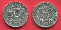 Kaiserreich Deutschland Bremen 2 Mark 1904 Freie und Hansestadt Bremen Stadtwappen vz-prfr