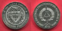 Deutsche Demokratische Republik DDR 20 Mark Gedenkmünze 1987 A 750 Jahre Feier Berlin Stadtsiegel Ol
