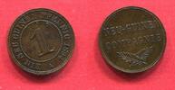 German New Guinea Deutsch Neuguinea 1 Pfennig 1894 - A Ein Neu-Guinea Compagnie Pfennig 467,215 were
