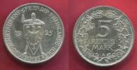 Germany Weimarer Republik 5 Mark 1925 A Jahrtausendfeier Der Rheinlande Rhinelands Celebration 1000 