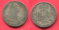 Mexico 8 Reales Silber 1807 MO Karl IV. Carolus Carlos IIII. sehr schön