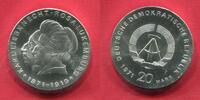 Deutsche Demokratische Republik DDR 20 Mark Silber 100. Geburtstag von Karl Liebknecht und Rosa Luxemburg -
