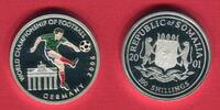 Somalia 100 Shillings Silbermünze coloriert Fußball-Weltmeisterschaft 2006 Germany -