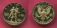USA 10 Dollars Gold 1984 Summer Olympics, Los Angeles -