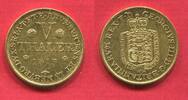 Hannover Königreich 5 V Taler Gold 1813 Georg III. ss/ss+ gereinigt